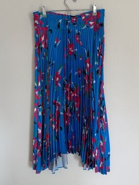 A.L.C Pleated Floral Skirt